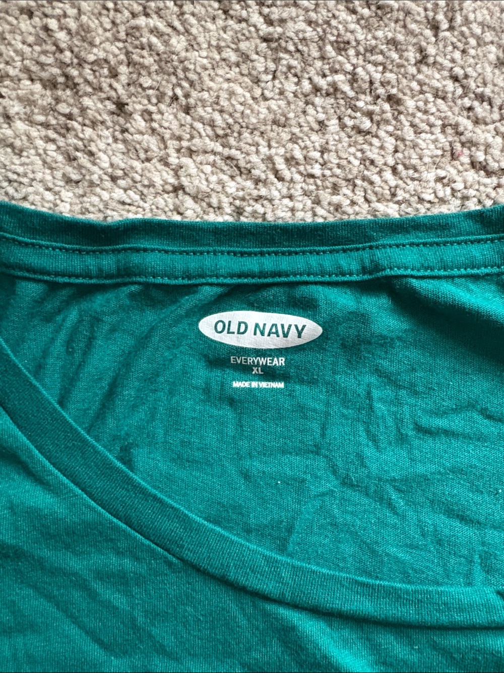 Cozy Vibes Penguin Graphic Tee - Teal with Red Accent - Womens XL - Old Navy - Picture 2 of 3